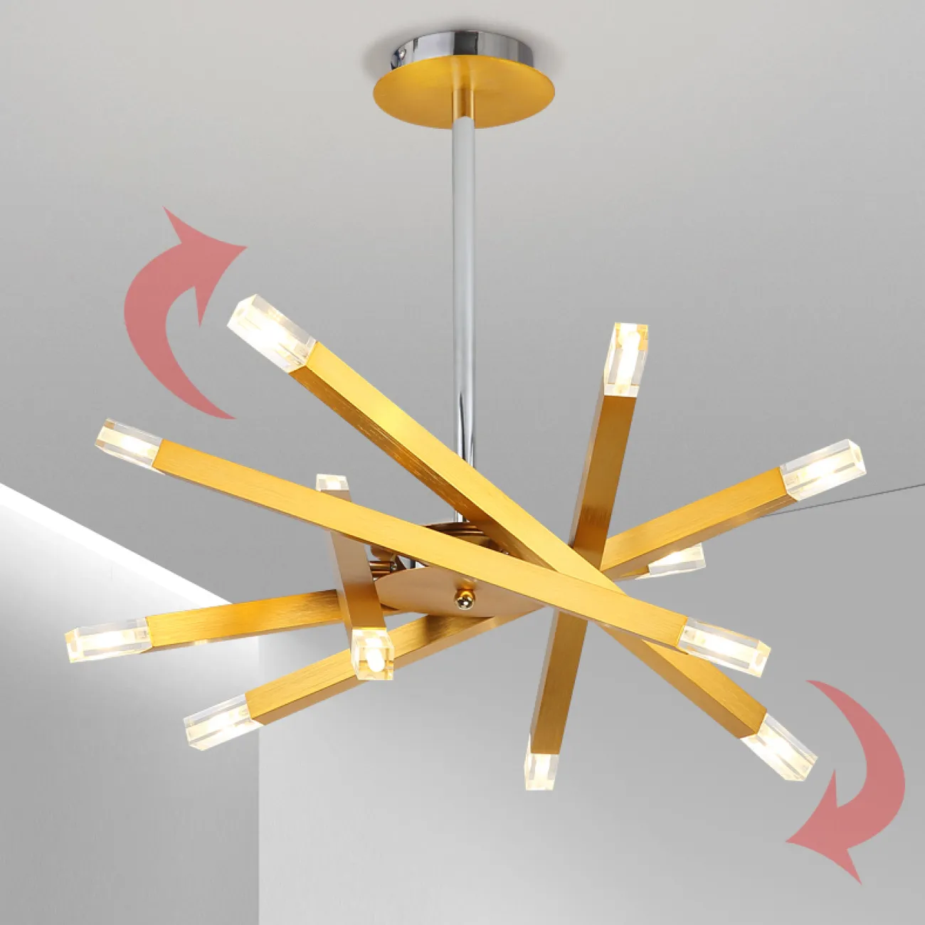 Люстра на штанге SNAP от ImperiumLoft