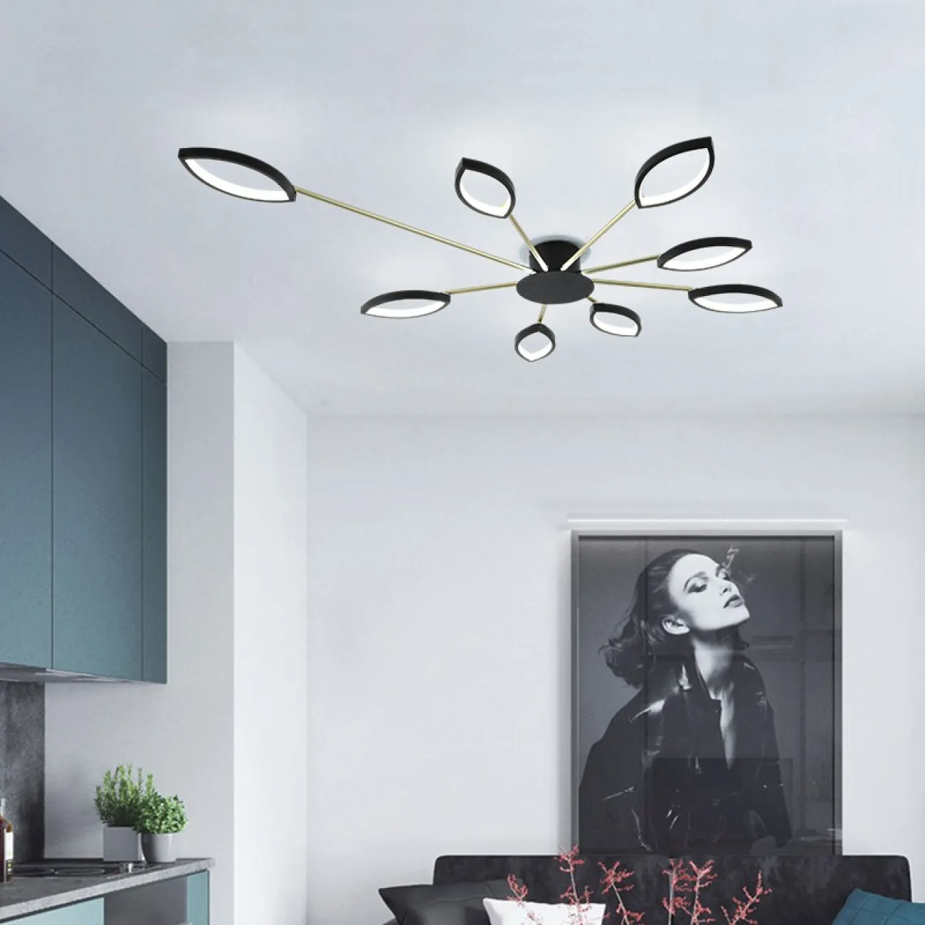 Потолочная люстра DAGGRY 6 от ImperiumLoft Потолочная люстра DAGGRY 6 от ImperiumLoft