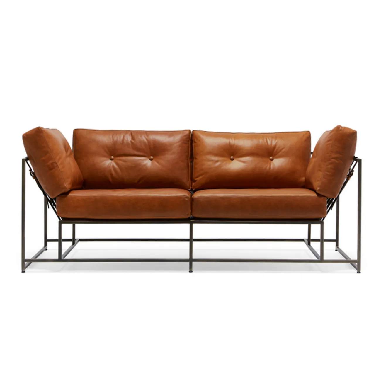 Двухместный диван Two Seat Encounter Leather Sofa designed by Stephen Kenn and Simon Miller in 2014 от LaLume