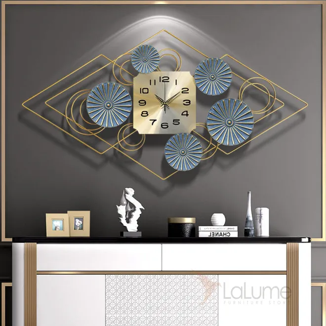 Дизайнерский настенный декор часы LaLume-KKK00307