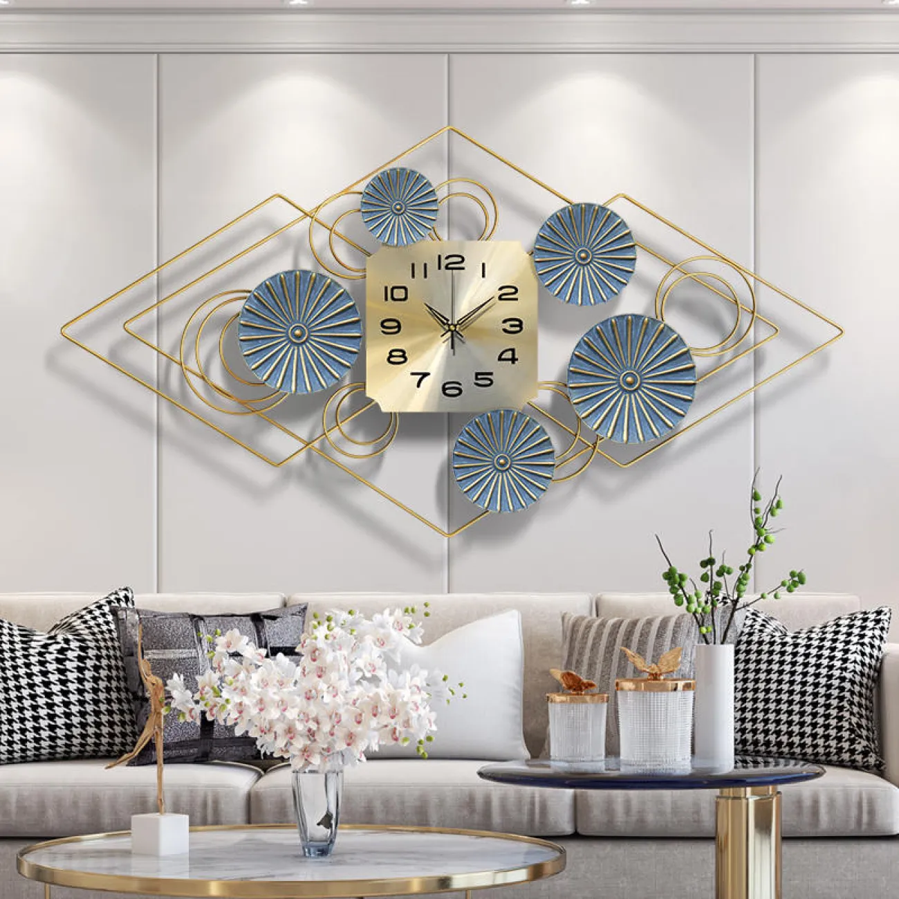 Дизайнерский настенный декор часы LaLume-KKK00307