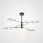 Люстра на штанге INGEL D90 6 lamps Black/White от ImperiumLoft