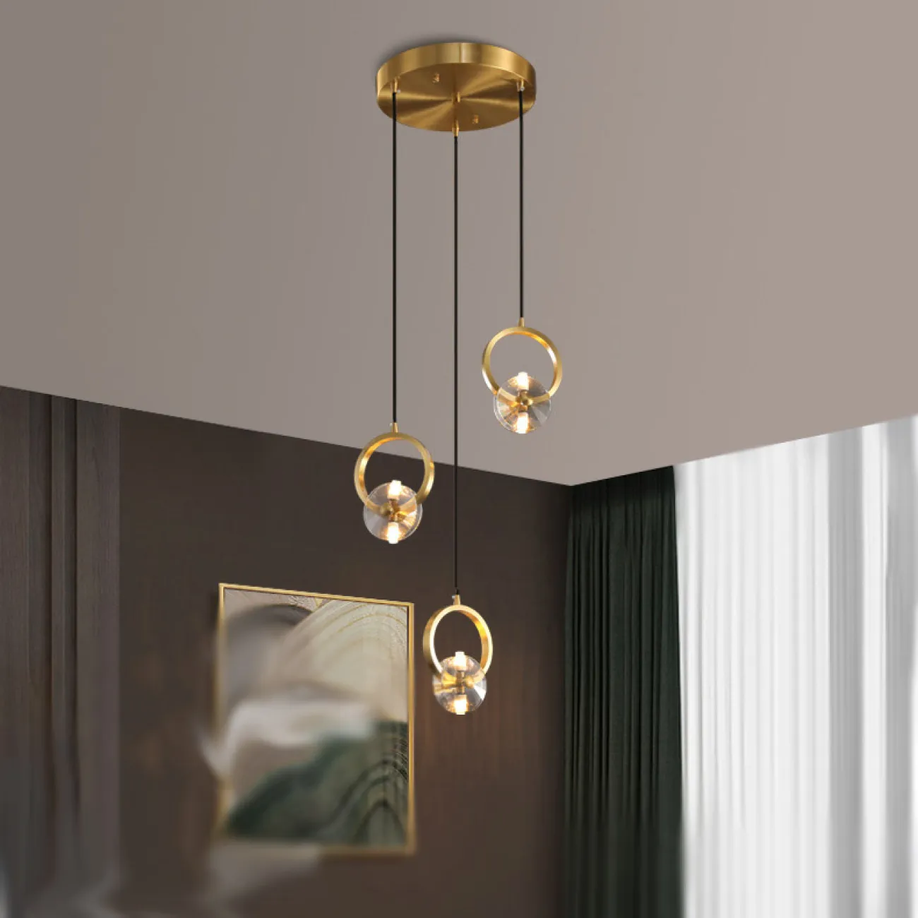 Подвесной светильник ADONICA MORE Диск от ImperiumLoft