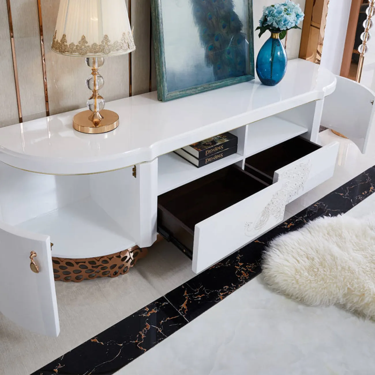 Дизайнерская тумба под TV - LaLume-TV00163