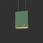 Светодиодный подвесной светильник BOOK 2 H20*17 Green от ImperiumLoft