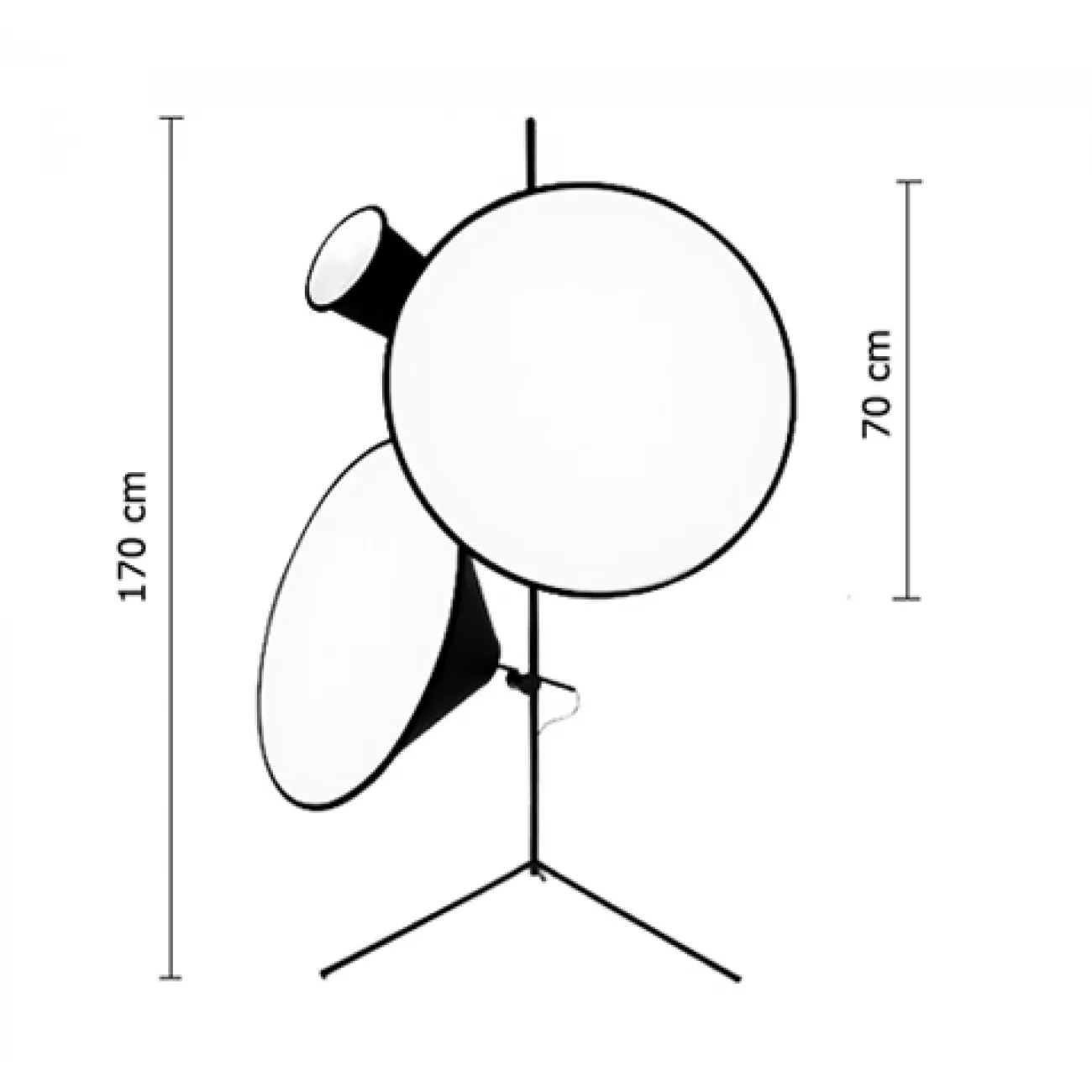 Торшер Tom Dixon Cone Black designed by Tom Dixon от LaLume