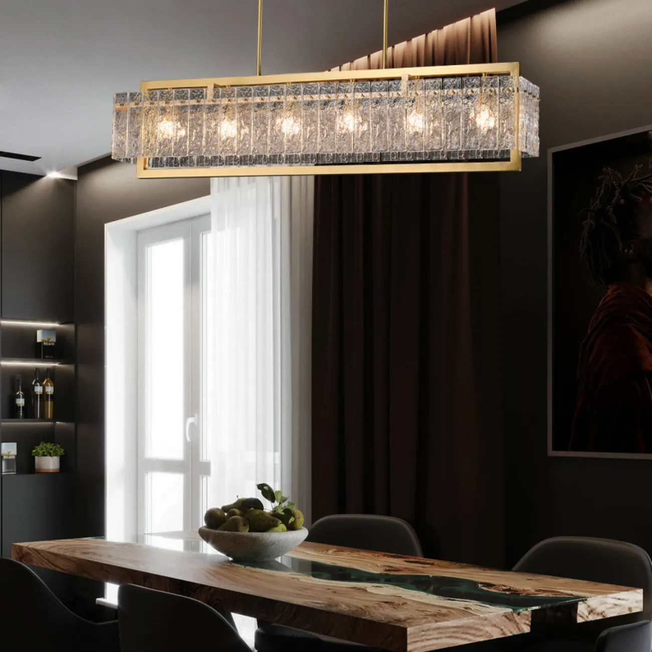 Потолочный светильник ADINA LONG L95 от ImperiumLoft