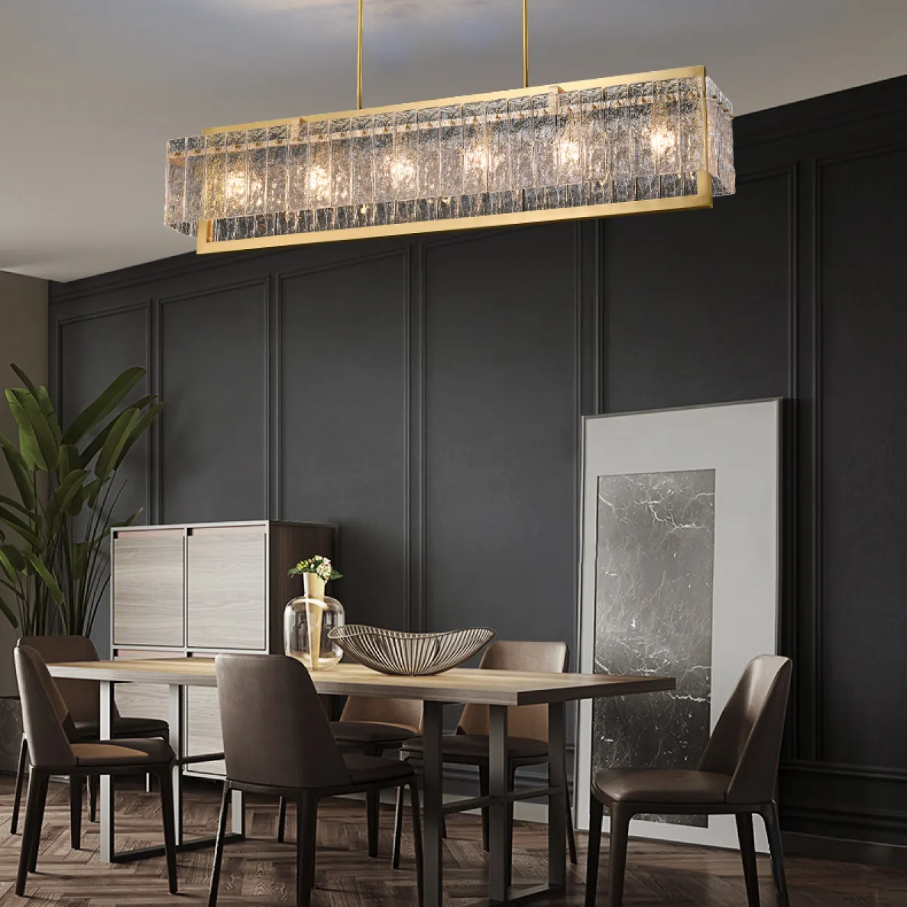Потолочный светильник ADINA LONG L125 от ImperiumLoft