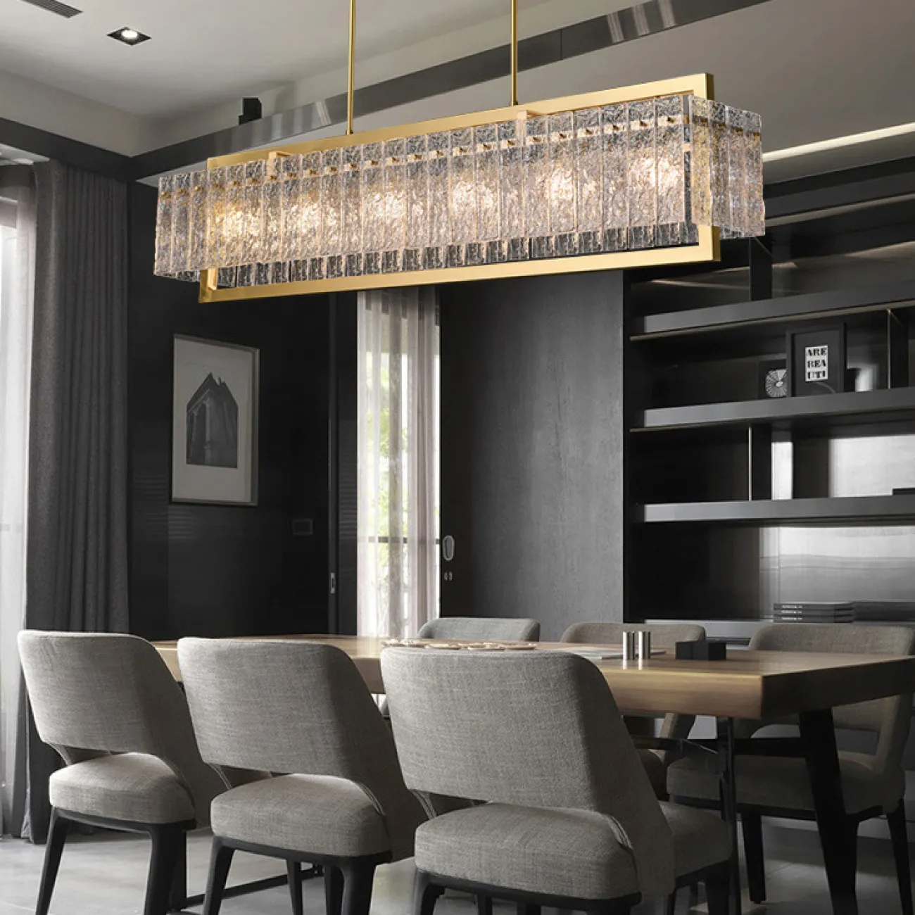 Потолочный светильник ADINA LONG L125 от ImperiumLoft