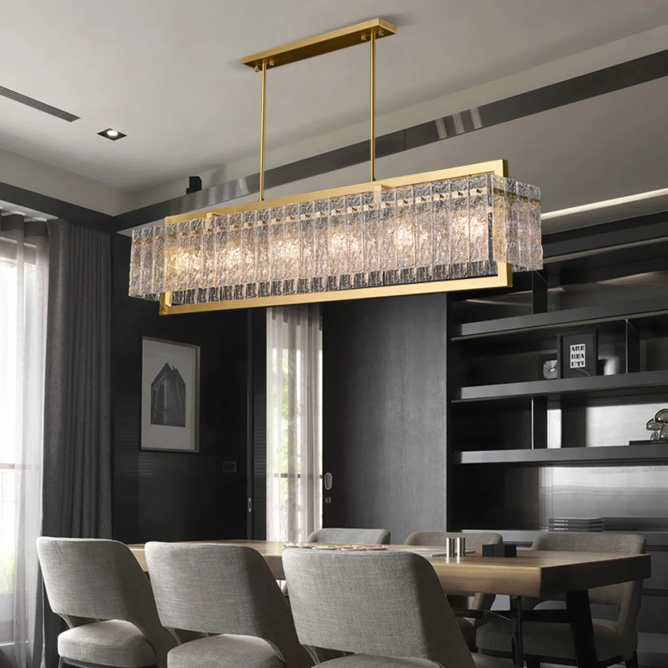 Потолочный светильник ADINA LONG L125 от ImperiumLoft