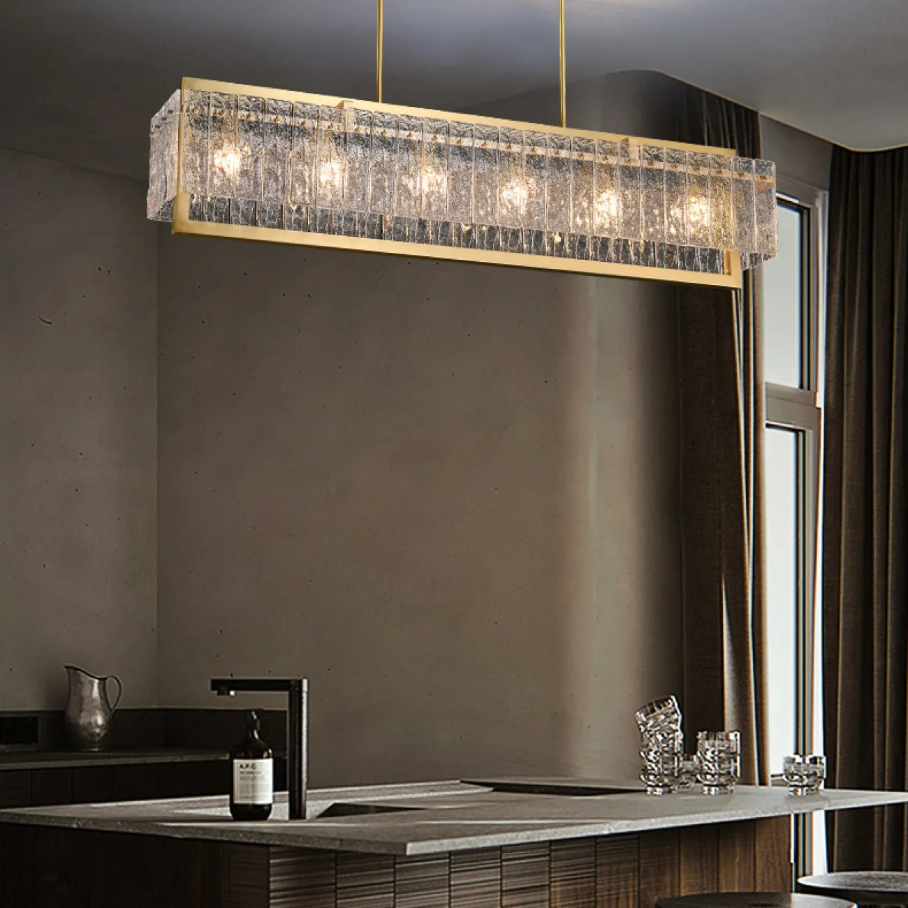 Потолочный светильник ADINA LONG L125 от ImperiumLoft