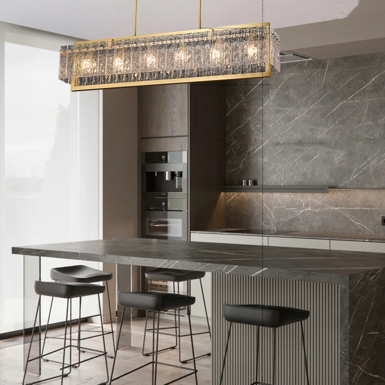 Потолочный светильник ADINA LONG L125 от ImperiumLoft