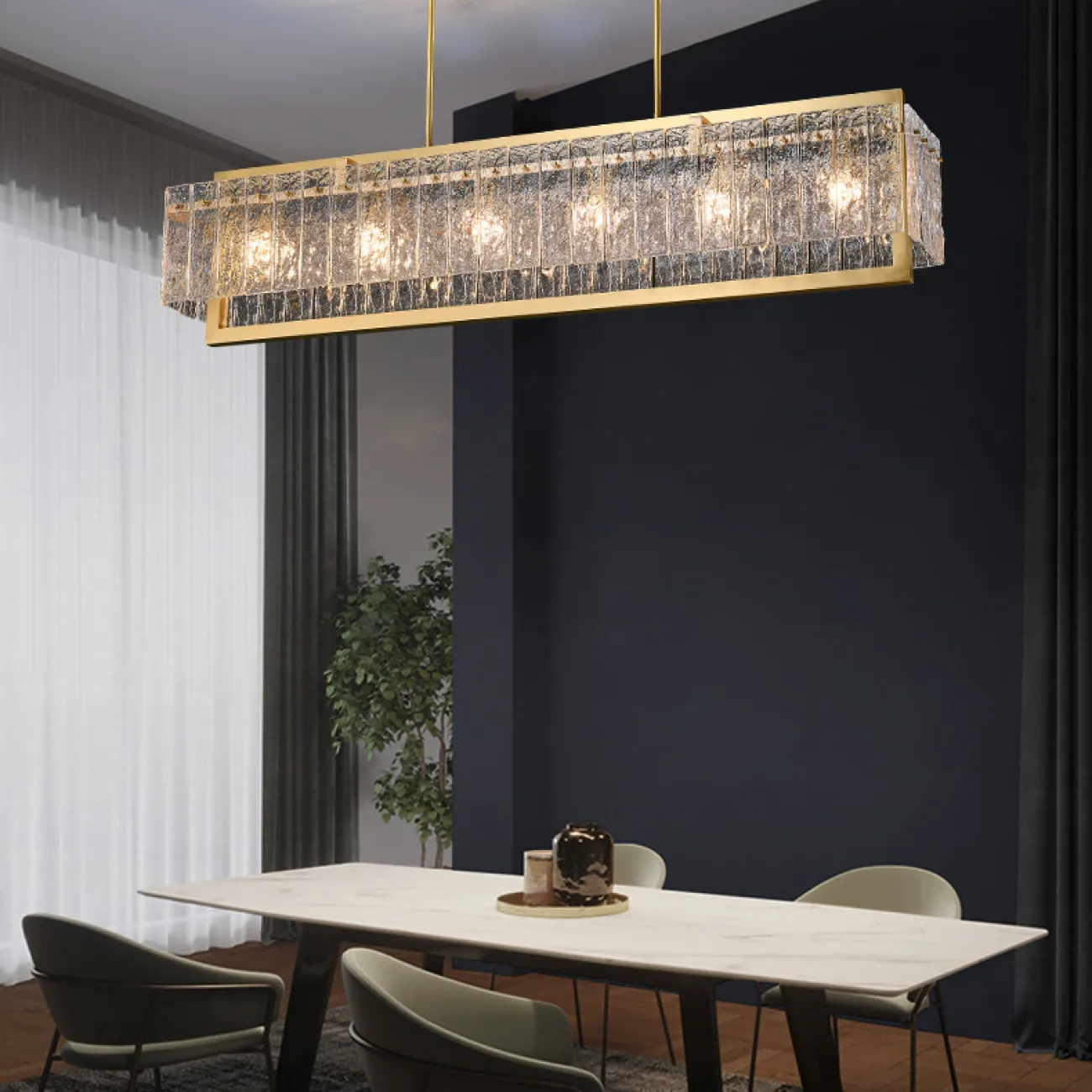 Потолочный светильник ADINA LONG L125 от ImperiumLoft