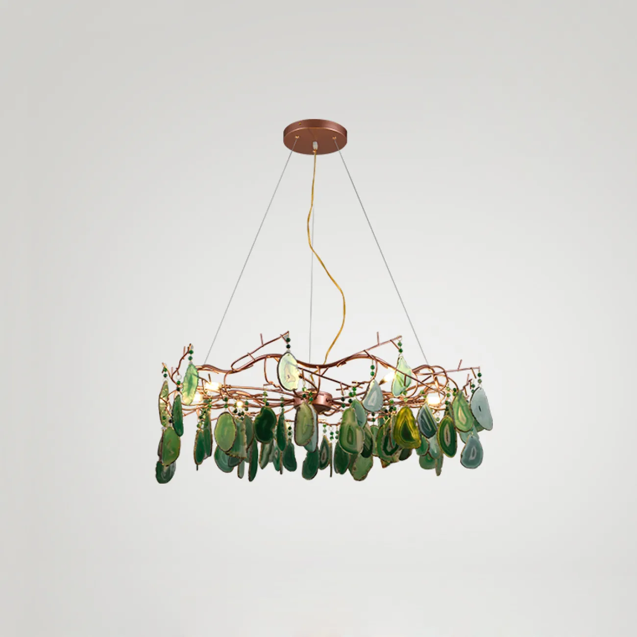 Подвесная люстра AGATE 9 D65 Multicolored от ImperiumLoft