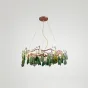 Подвесная люстра AGATE 9 D85 Green от ImperiumLoft