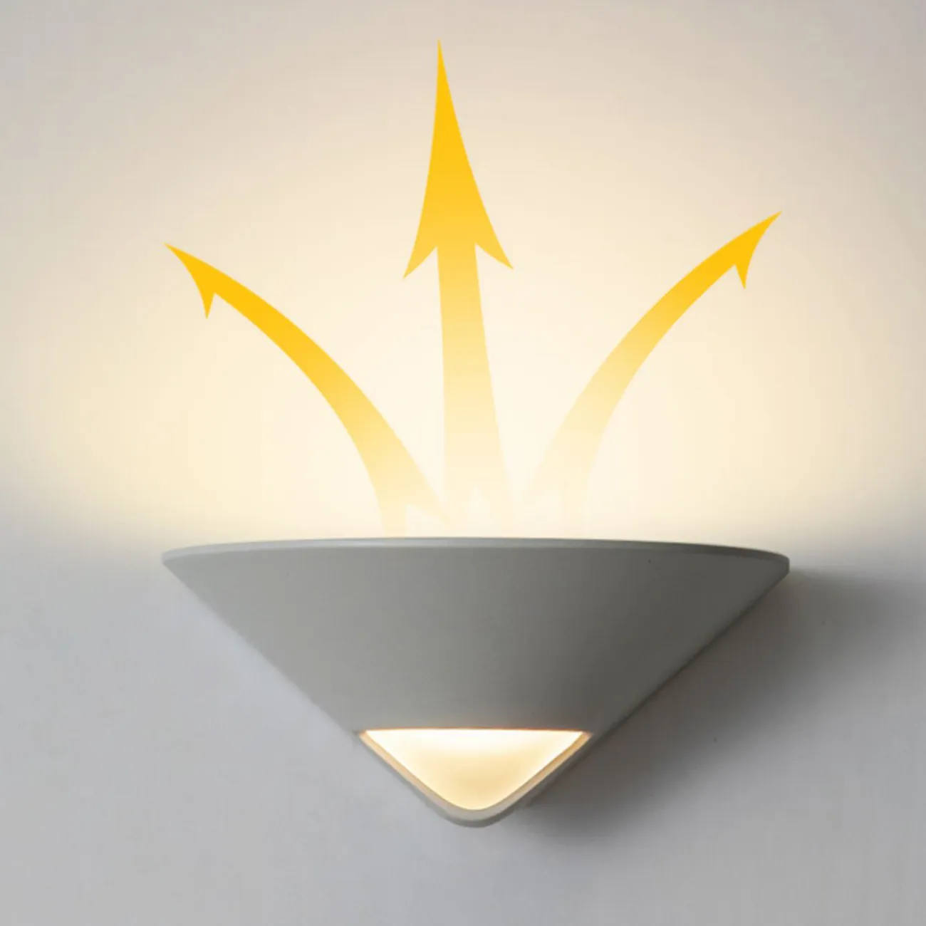 Серия светодиодных бра в минималистичном стиле в виде чаши конусообразной формы PITT White 3000К Серия светодиодных бра в минималистичном стиле в виде чаши конусообразной формы PITT White 3000К