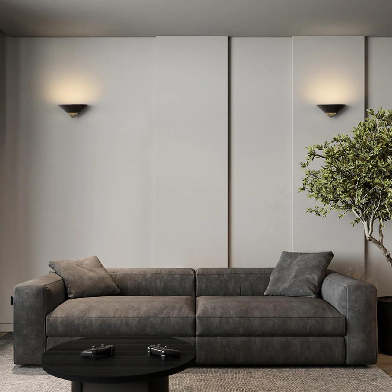 Серия светодиодных бра в минималистичном стиле в виде чаши конусообразной формы PITT White 3000К Серия светодиодных бра в минималистичном стиле в виде чаши конусообразной формы PITT White 3000К