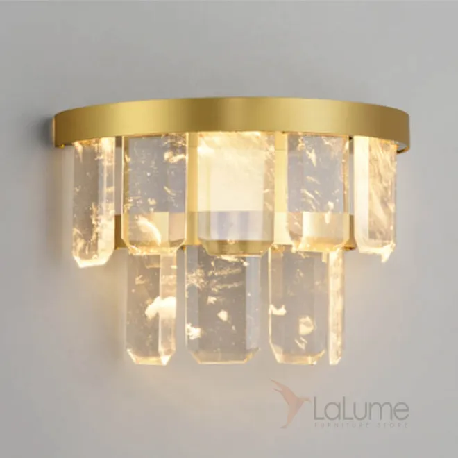 Серия настенных светодиодных светильников с многогранными хрустальными рассеивателями с эффектом льда CAPELLA WALL H20,5 Серия настенных светодиодных светильников с многогранными хрустальными рассеивателями с эффектом льда CAPELLA WALL H20,5