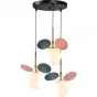 Подвесной светильник MATISSE TRIO Multicolor / Black disc от ImperiumLoft