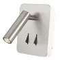Настенный спот Nickel Square Spot Wall Lamp
