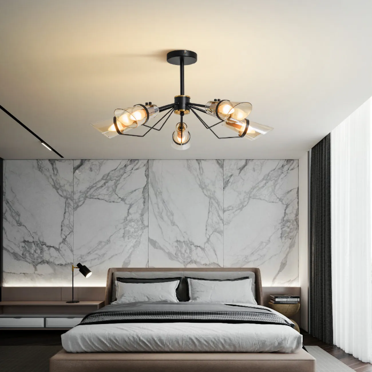 Потолочная люстра PIRNA L5 от ImperiumLoft