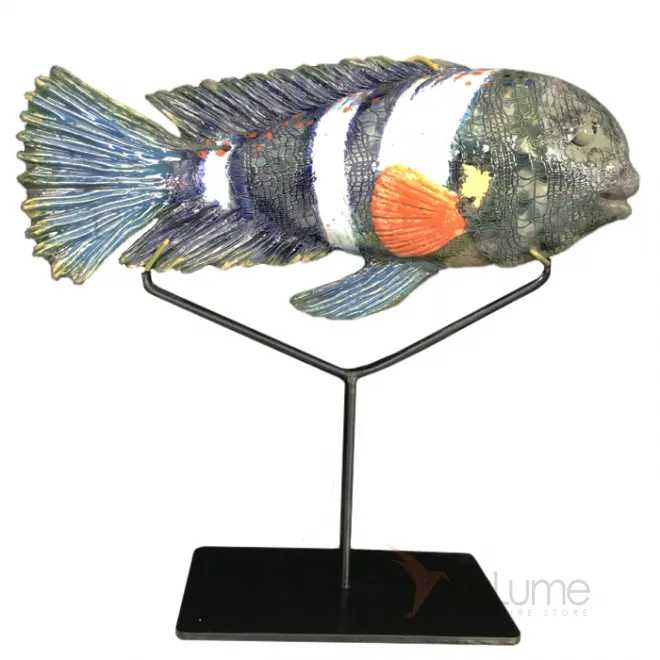 Статуэтка на подставке Orange Spot Fish