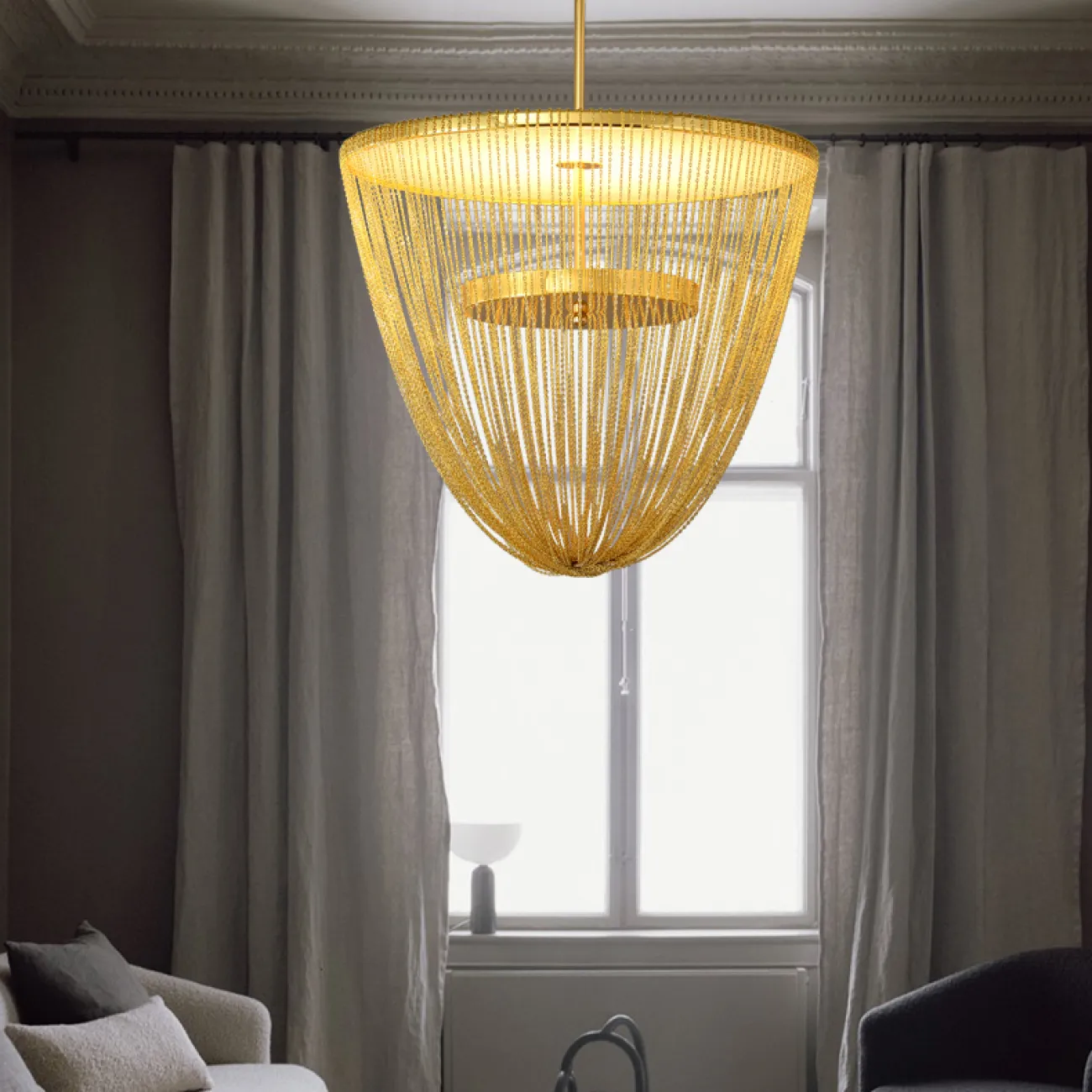 Потолочная люстра ALESIA от ImperiumLoft