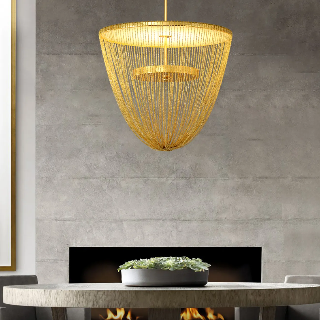 Потолочная люстра ALESIA от ImperiumLoft