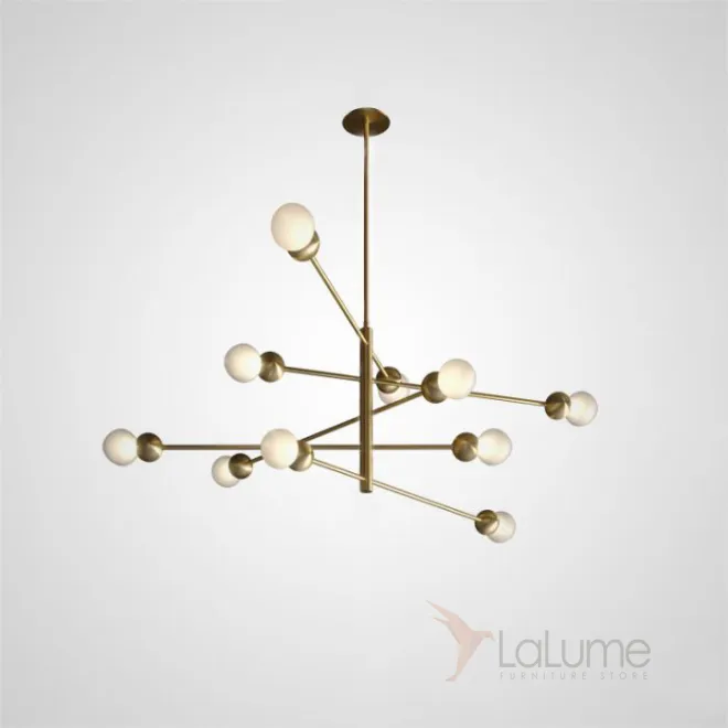 Люстра на штанге SALME L10 A Gold от ImperiumLoft