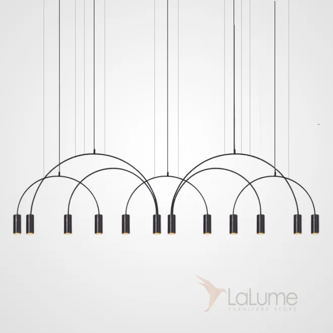 Подвесной светильник ARC 12 Black от ImperiumLoft