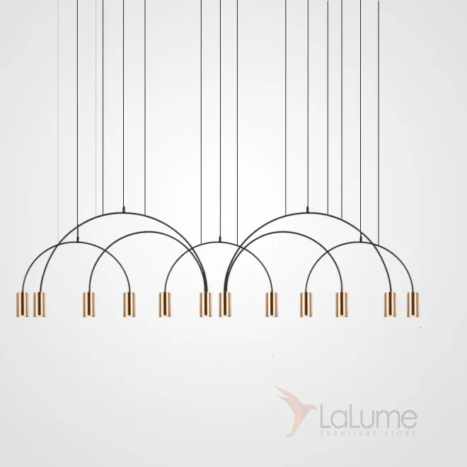 Подвесной светильник ARC 12 Gold от ImperiumLoft