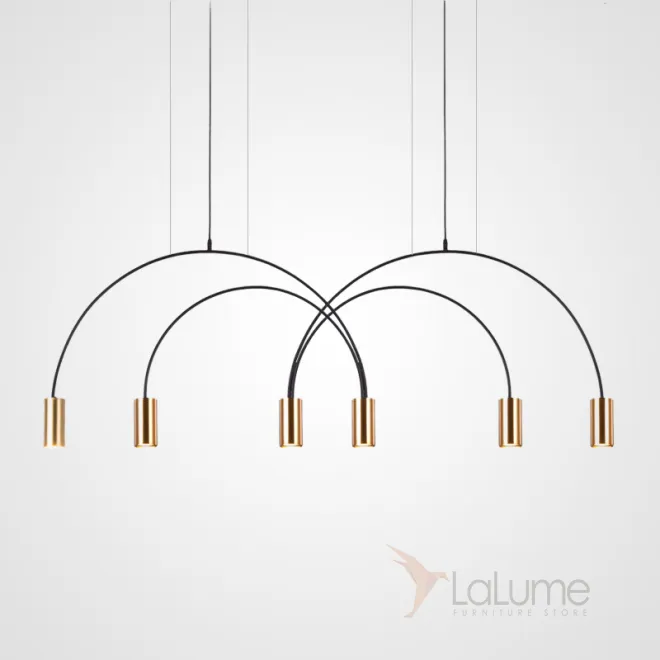 Подвесной светильник ARC 6 Gold от ImperiumLoft