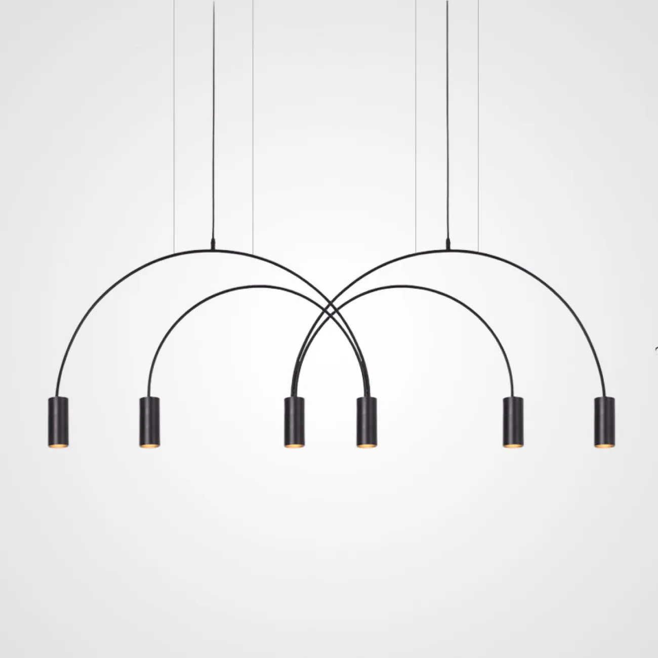 Подвесной светильник ARC 3 Black от ImperiumLoft