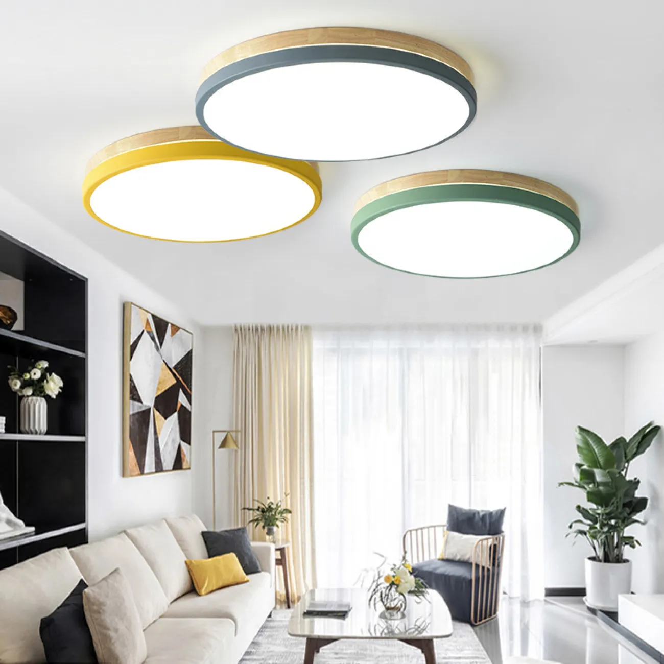 Потолочный светильник DISC DH D48 Green от ImperiumLoft