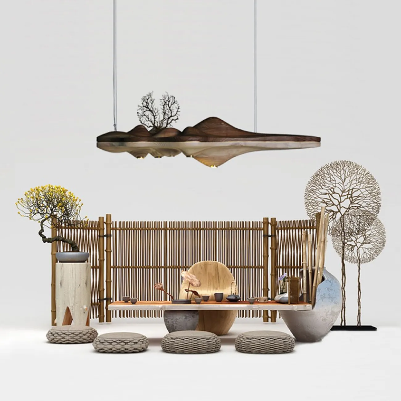 Подвесная люстра HILLS L85 B от ImperiumLoft