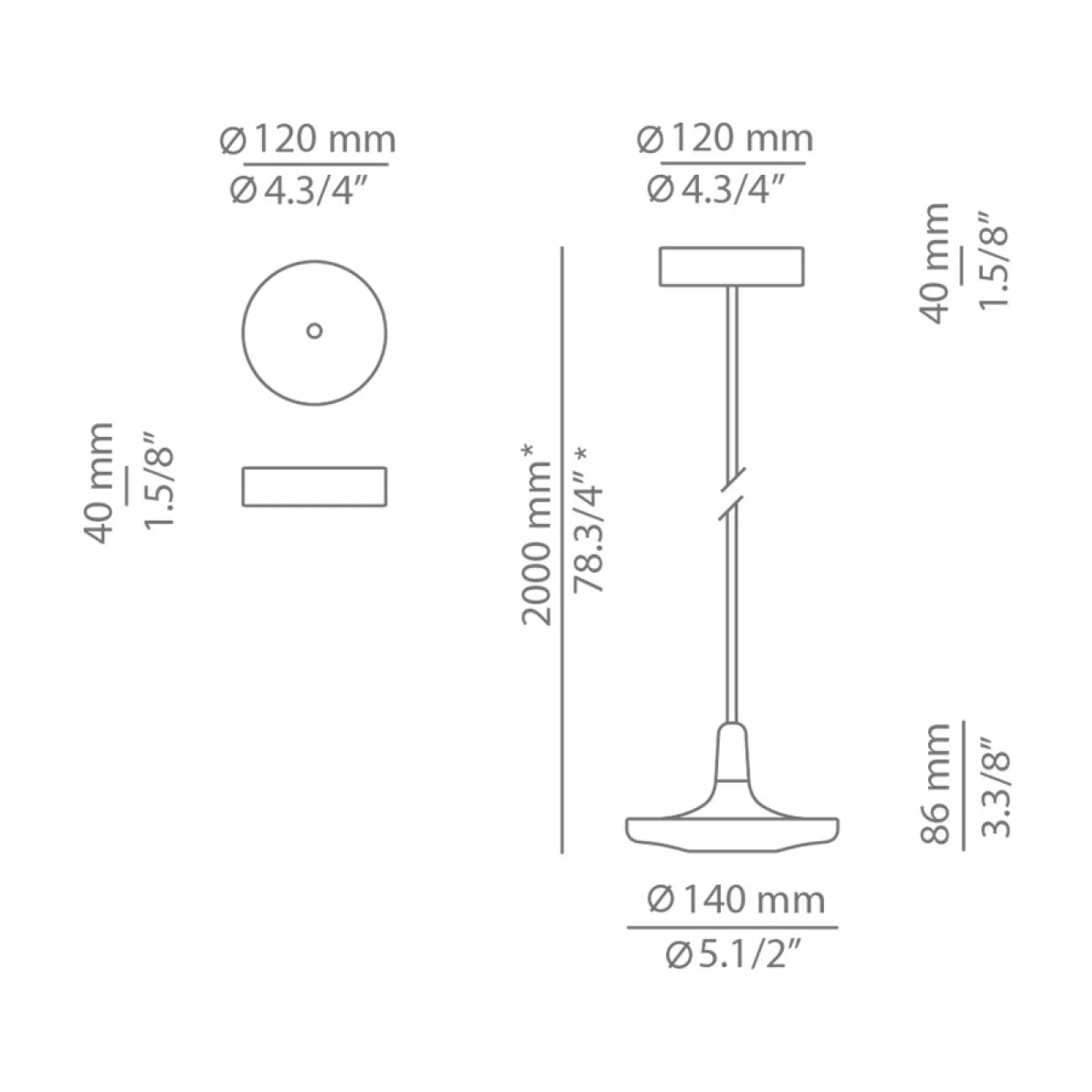 Подвесной светильник NOBLE Grey от ImperiumLoft