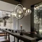 Подвесная люстра IONA L HALO 10 black от ImperiumLoft
