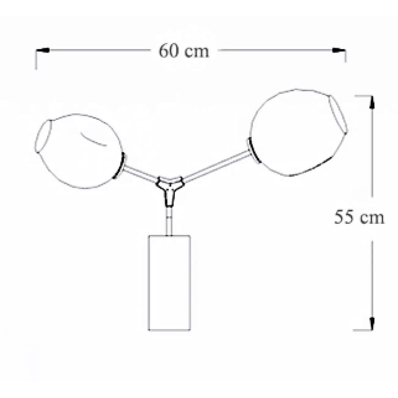 Бра Сrumpled Glas Wall Lamp от ImperiumLoft