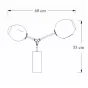 Бра Сrumpled Glas Wall Lamp от ImperiumLoft