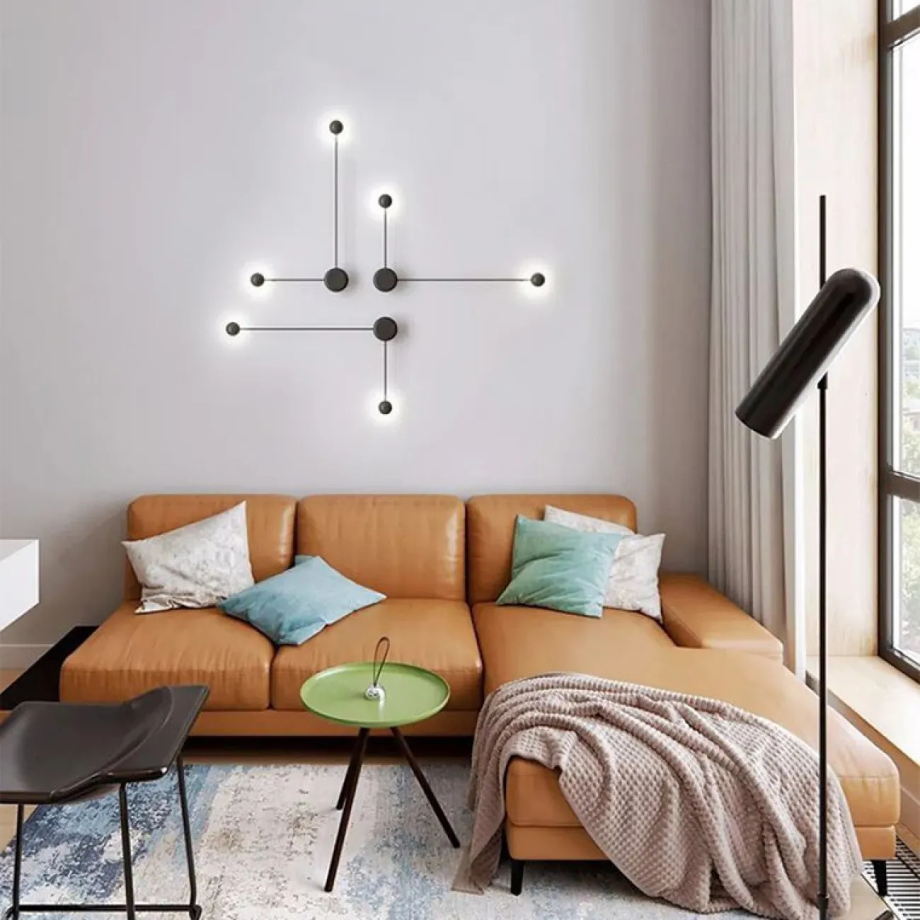 Минималистский настенный светильник LED DOTS 3