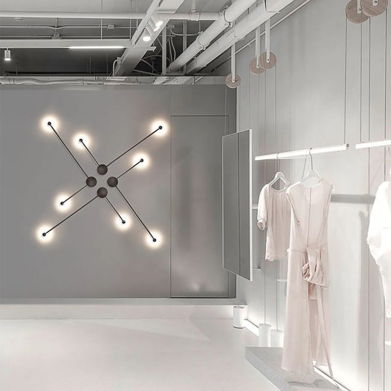 Минималистский настенный светильник LED DOTS 3