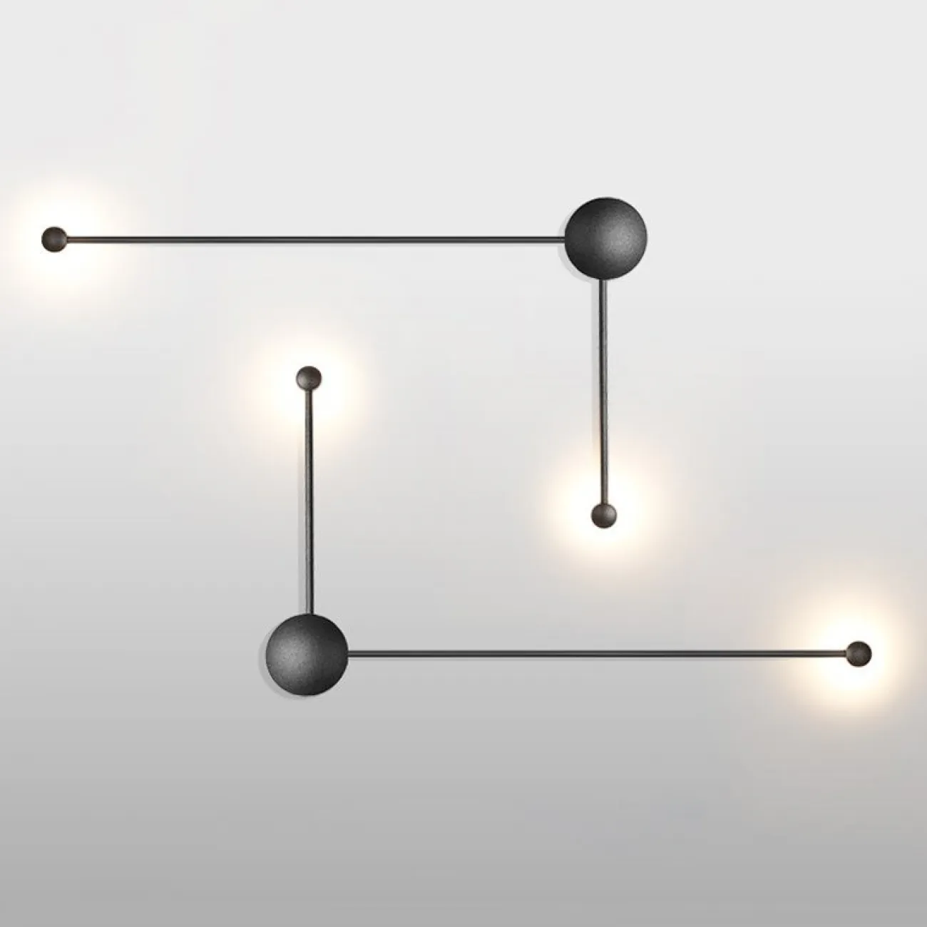 Минималистский настенный светильник LED DOTS 3