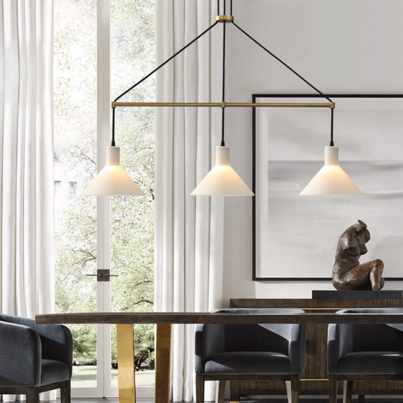 Люстра LAURISTON Jonathan browning D21 от ImperiumLoft
