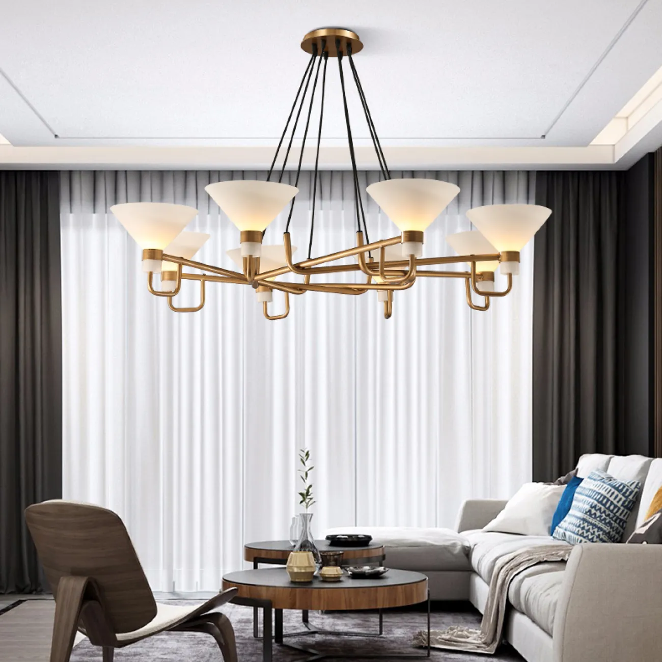 Люстра LAURISTON Jonathan browning D21 от ImperiumLoft