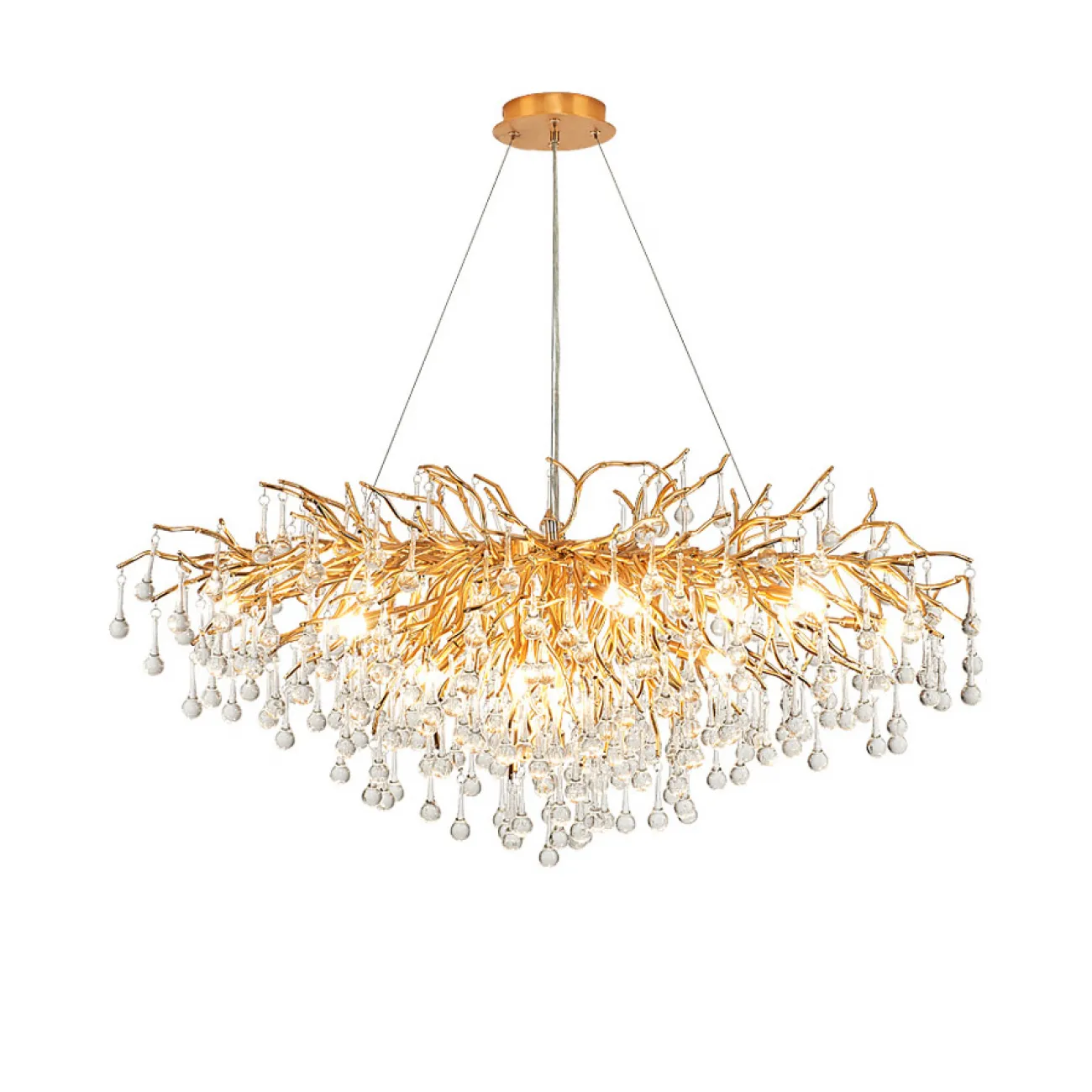 Люстра Droplet Chandelier oval L140 от ImperiumLoft
