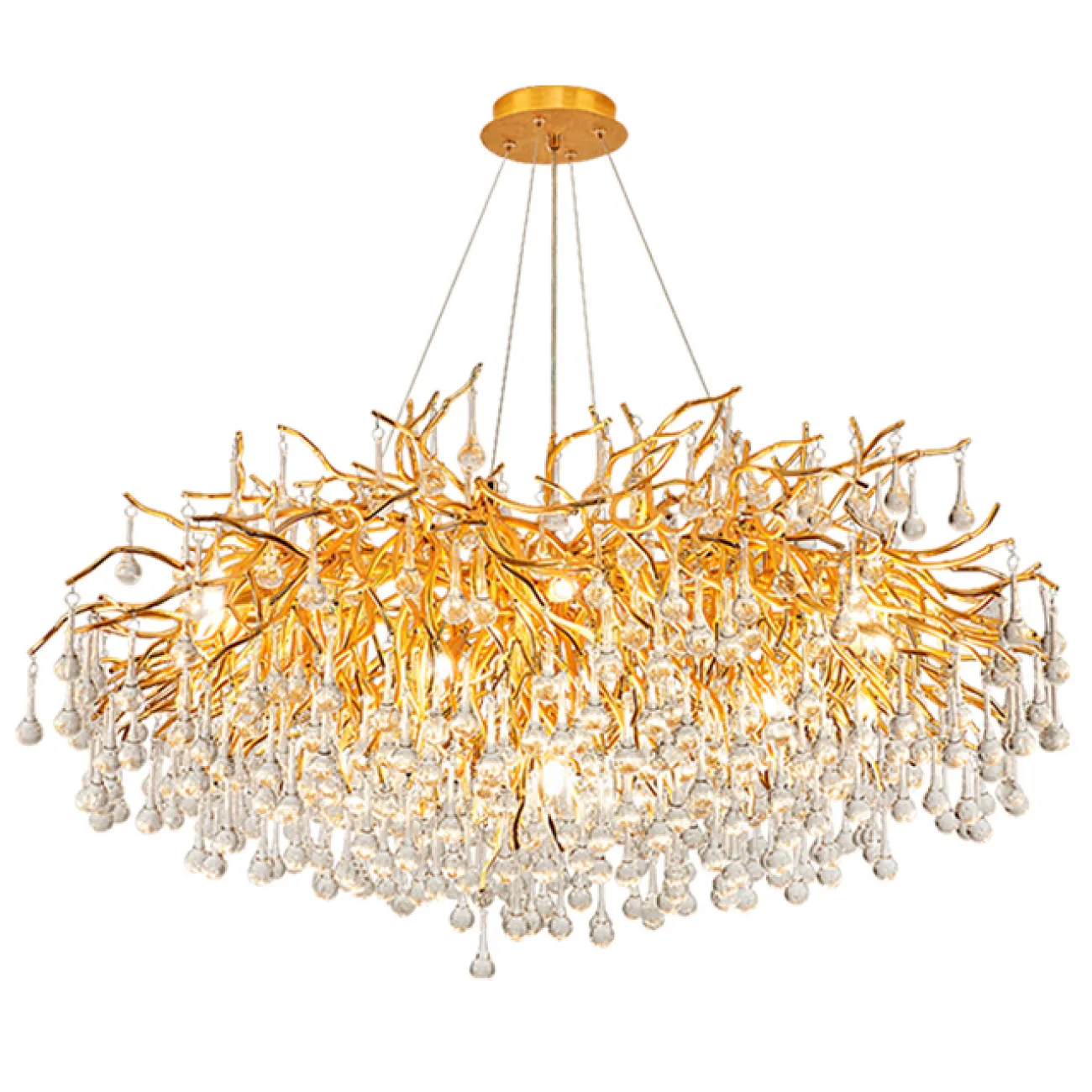 Люстра Droplet Chandelier circle D100 от ImperiumLoft