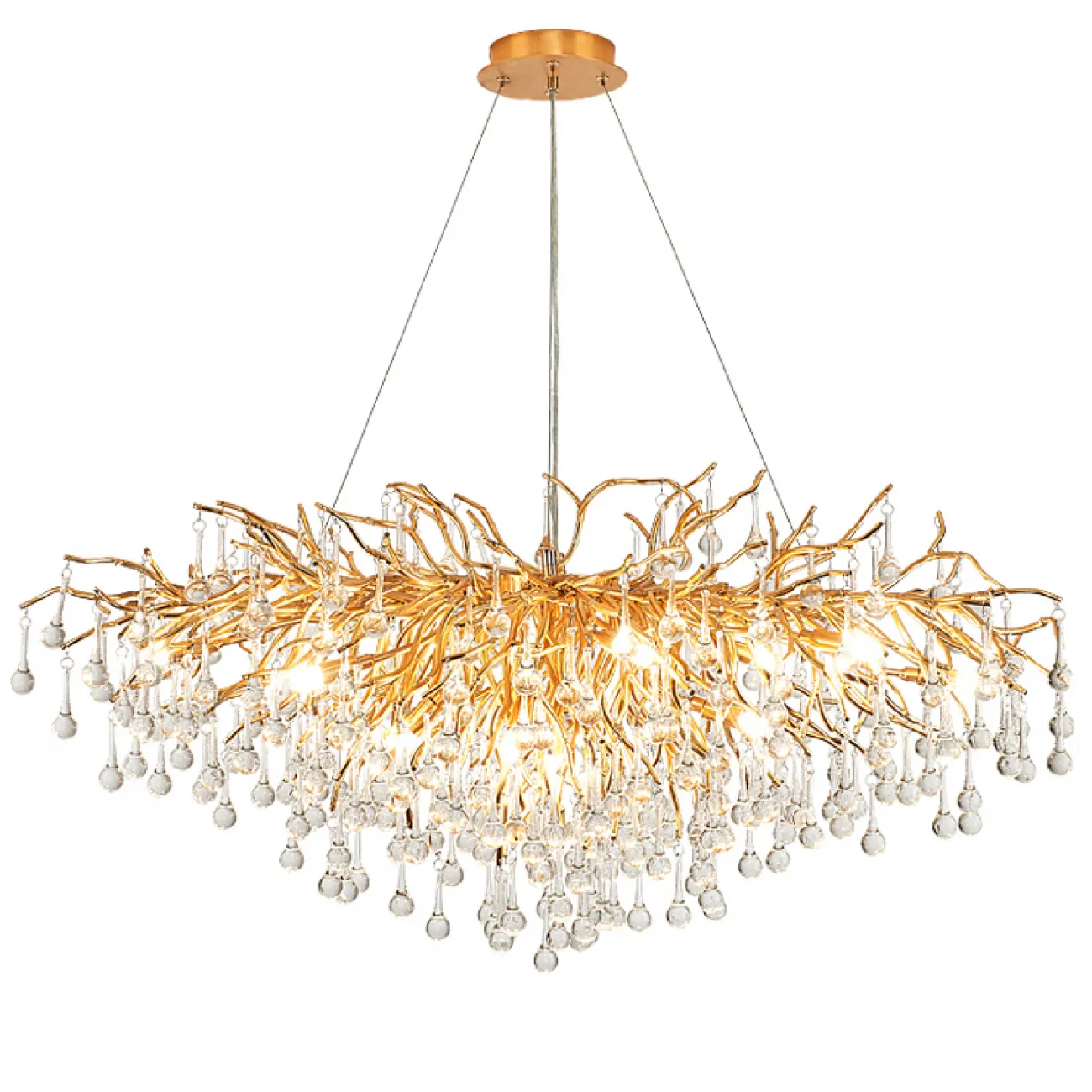 Люстра Droplet Chandelier oval L120 от ImperiumLoft
