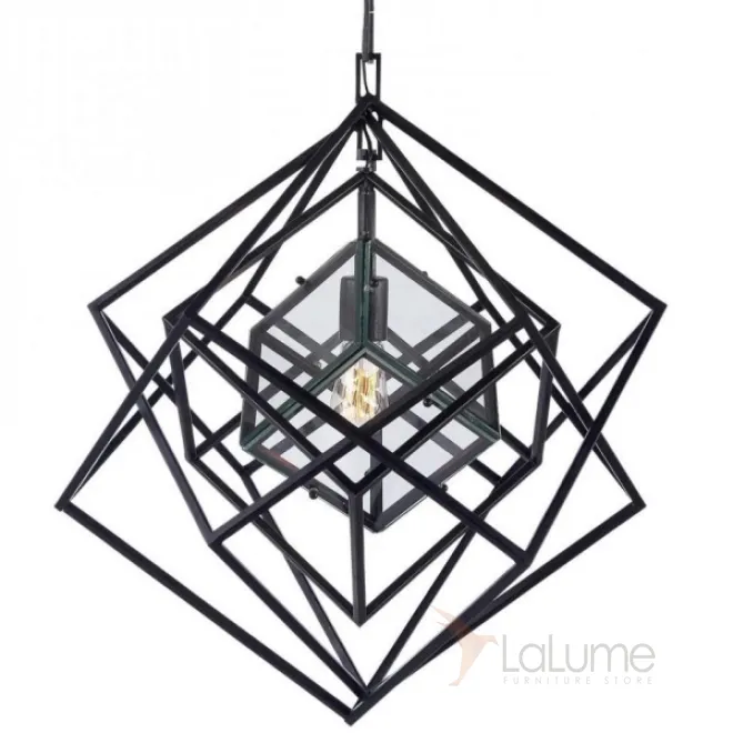 Люстра Cubist Small Chandelier Black designed by Kelly Wearstler от LaLume