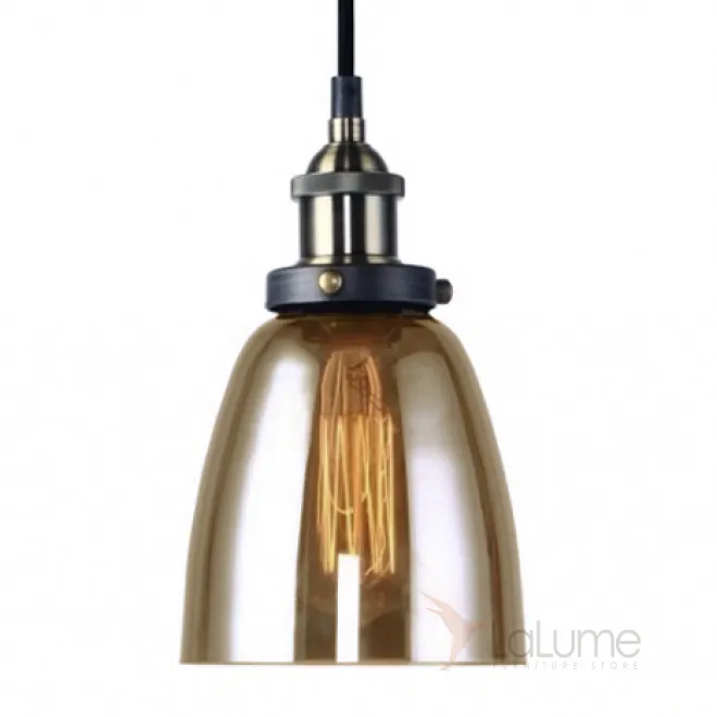 Подвесной светильник Smoke Glass Cloche Pendant от LaLume