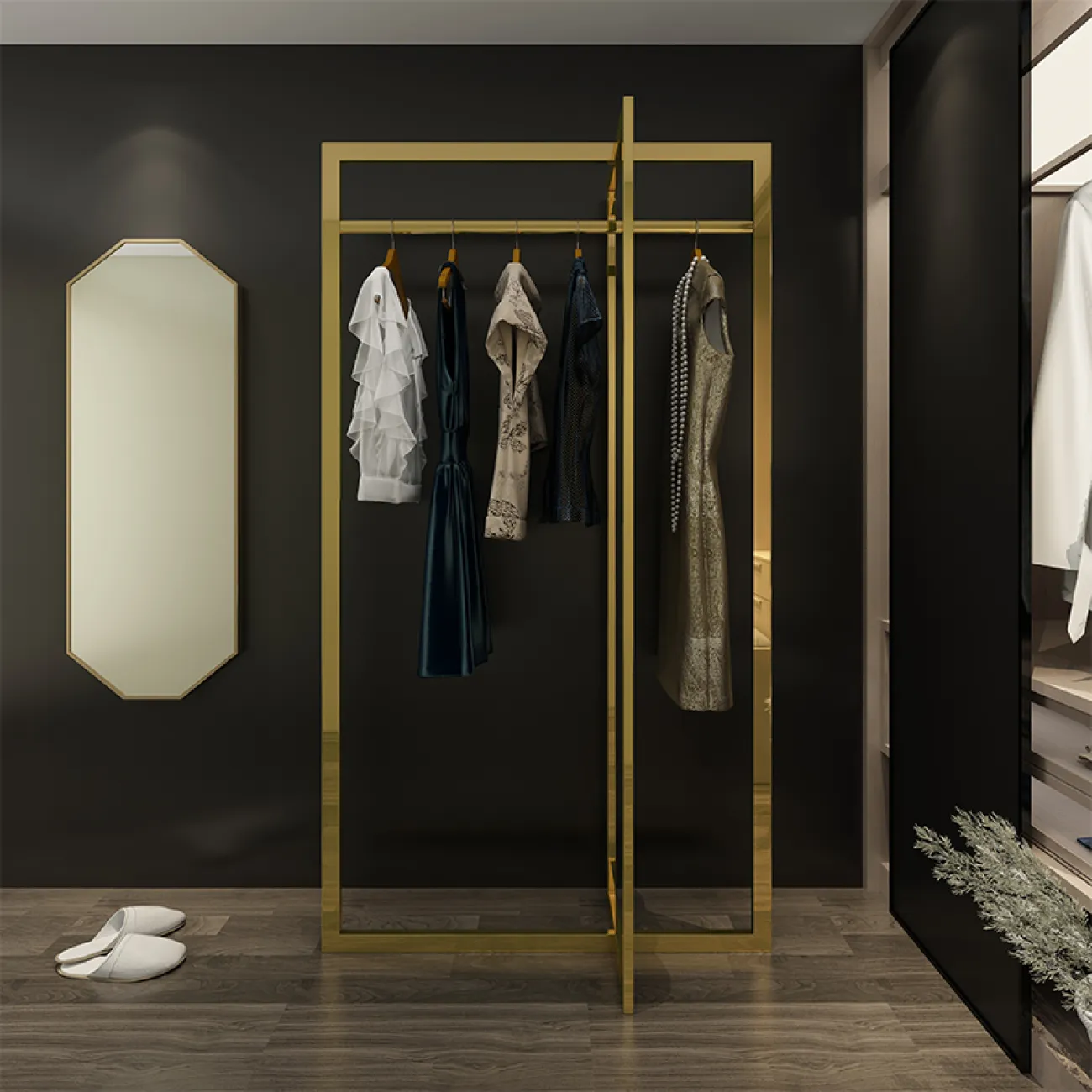 Золотая вешалка LaLume-TR00101